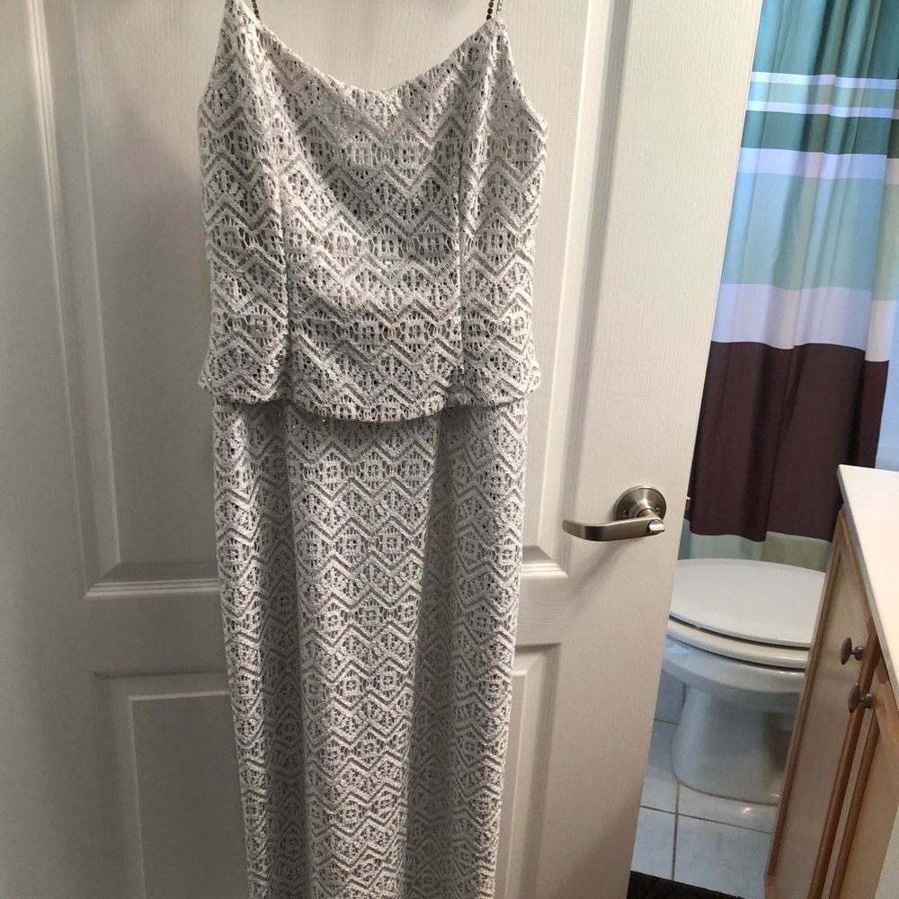 Evening Gown/Wedding Dress from Cache’ size 7-8